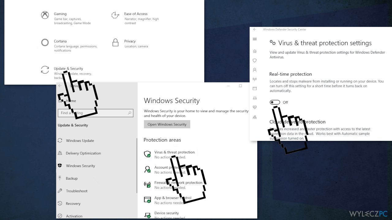 Disable Windows Security