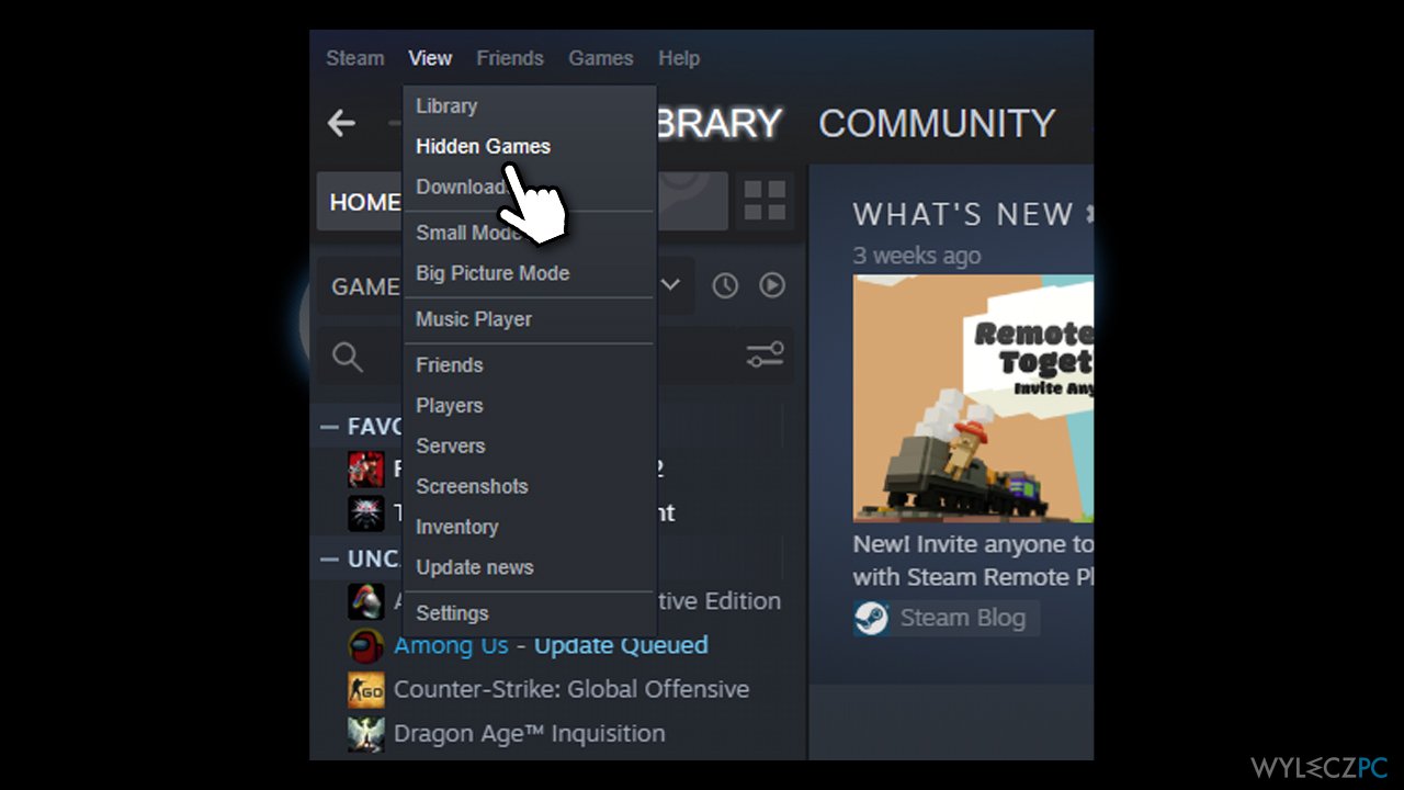 How to fix Steam Games not showing up in Library?