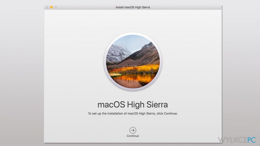 Install Mac OS High Sierra